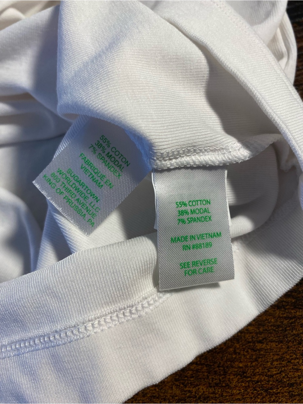 Lilly Pulitzer White Square-Neck Long Sleeve Women’s Top - Picture 7 of 7